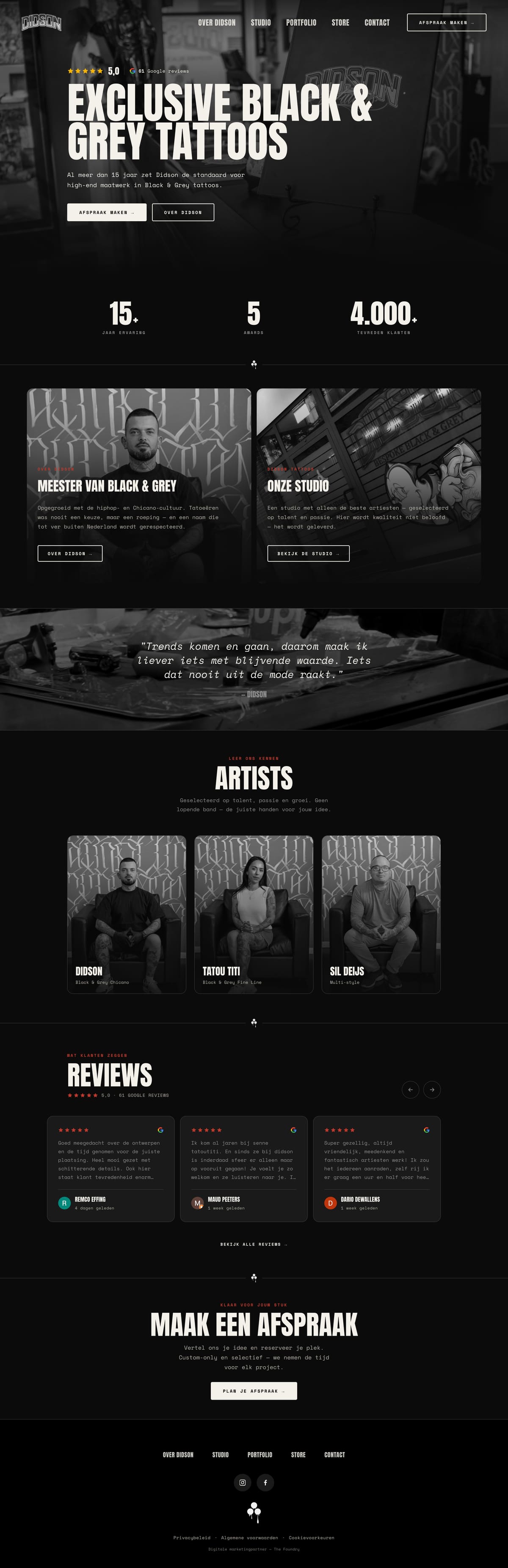Didson — website homepage